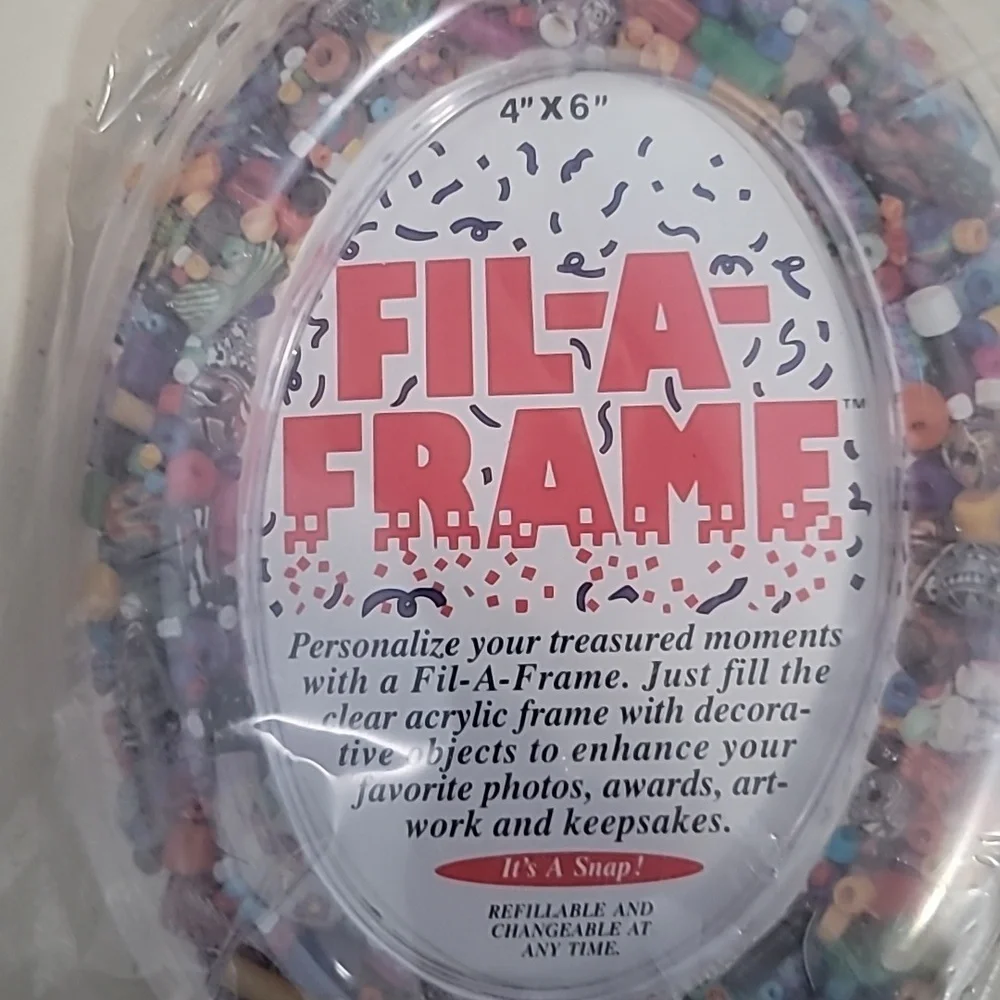 Vintage Picture Frame‎ Acrylic Fil-A-Frame (Craft Frames) (1990s) - Large